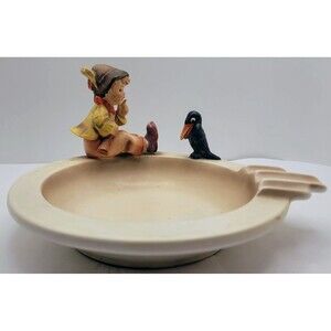 Vintage HUMMEL Goebel #34 "SINGING LESSONS ASHTRAY"